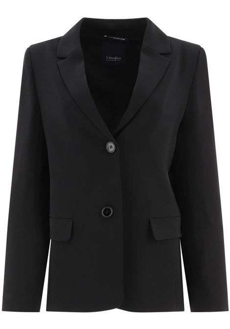 Black undici single-breasted blazer S Maxmara - women